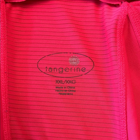 Tangerine Bold coral Striped Jacket size XXL - Picture 3 of 6